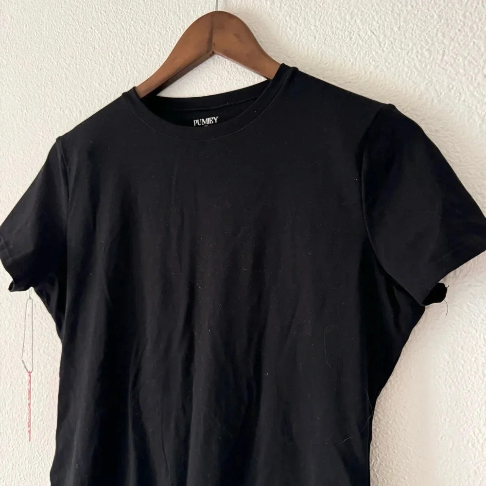 Black Body Suit TShirt Butter Soft Basic Stretch 2X Plus Women’s Trendy NWT - Picture 4 of 10